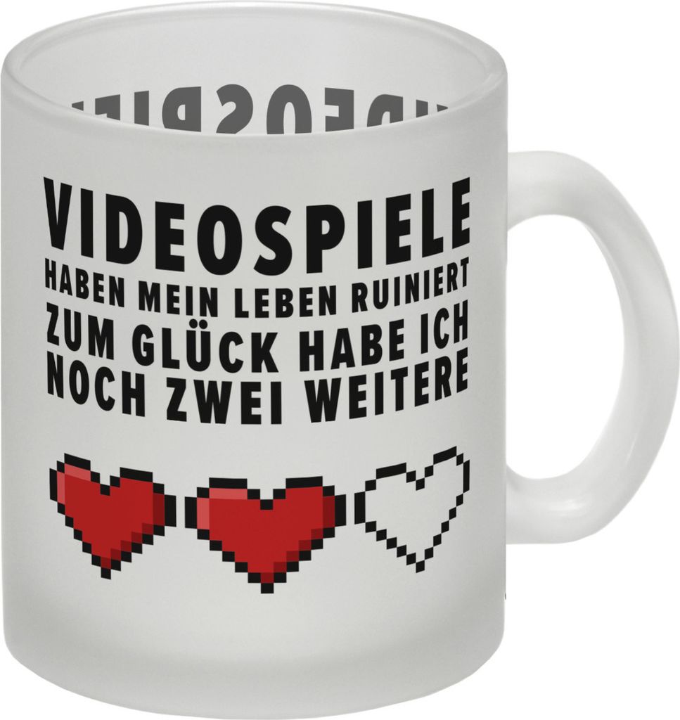 Videospiele haben mein Leben ruiniert... Glas Tasse