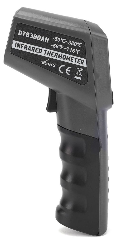 Berührungsloses Infrarot-Thermometer mit Laser-Temperaturmessung und Farb-LCD-Display für den Einsatz in der Gastronomie, der Automobilbranche un...