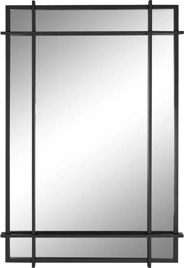 Miroir décoratif noir Home ESPRIT 65x95 cm pour hall d'entrée et chambre