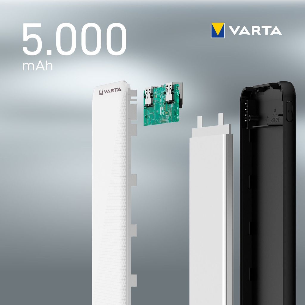 Varta Power Bank Energy 5000 5.000mAh, 2xUSB A, 1xUSB C Produktbild 26
