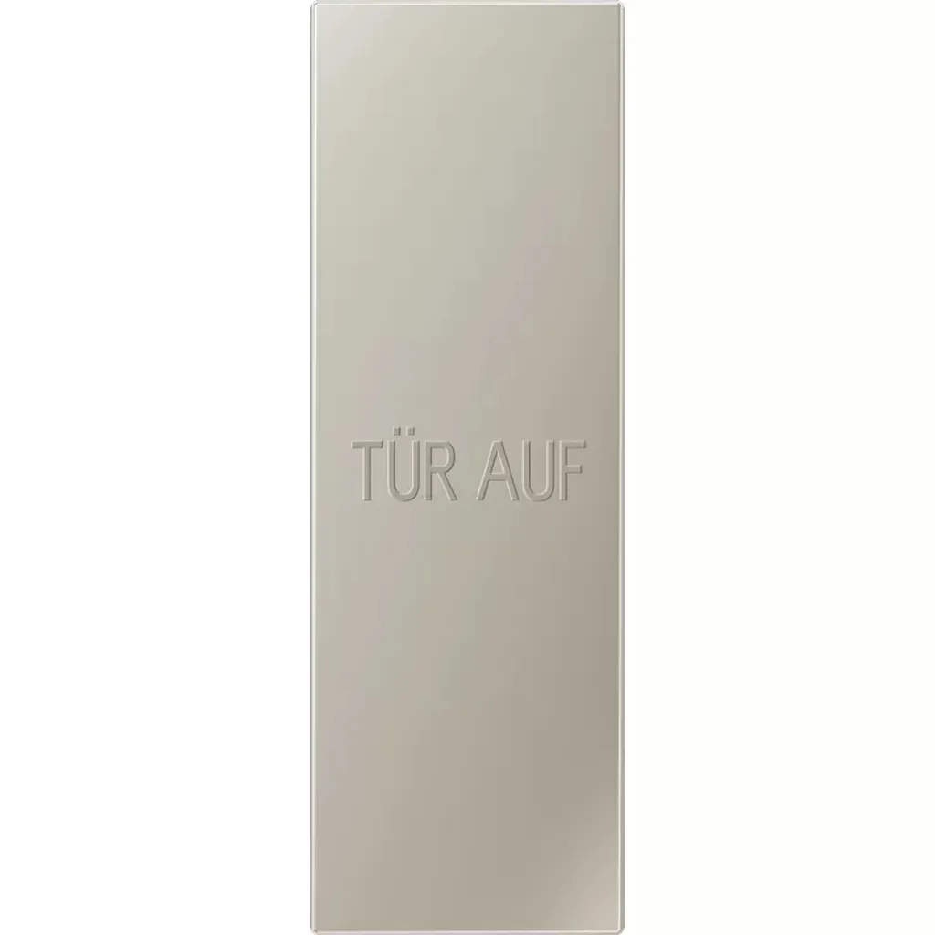 Interrupteur bouton-poussoir JUNG en inox brossé - Commutation fiable