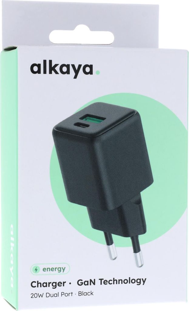 alkaya NEXUS-Laderät mit GaN-Technologie schwarz - Netzteil Produktbild 