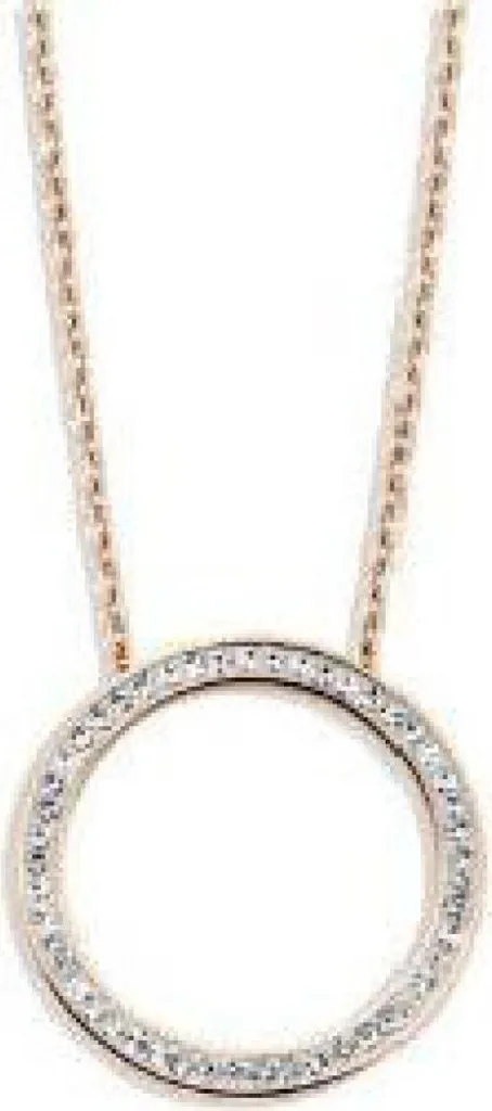 Regalo Perfetto: Victoria Collana Oro Rosa e Pietra Bianca