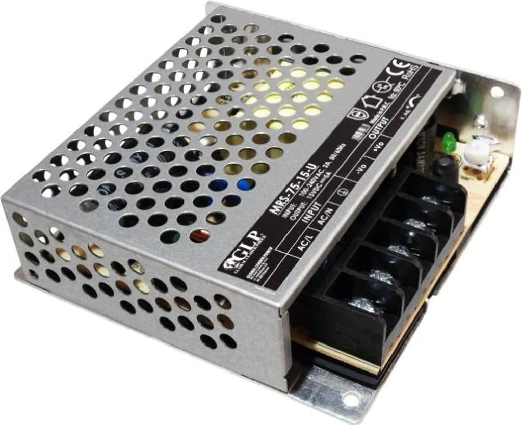 Bloc d'alimentation GLP 48V 1,6A 76,8W étanche IP67 pour LED