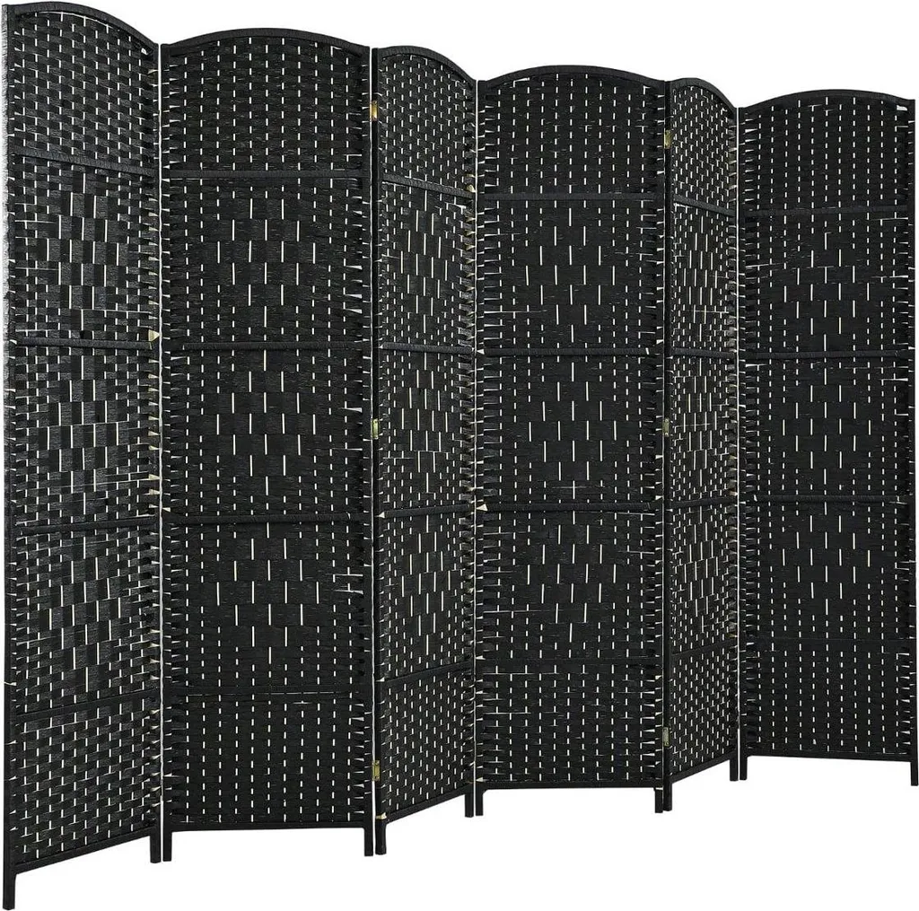 Paravent Noir 6 Panneaux : Diviser une Pièce sans Travaux avec Style