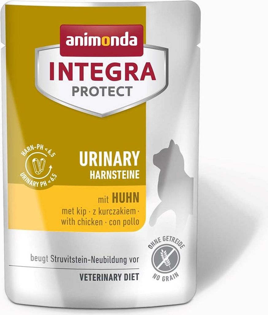 ANIMONDA Integra Protect Urinary Struvit mit Huhn - Nassfutter für Katzen - 85 g