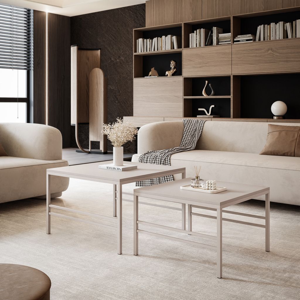 Moderner Couchtisch FORMA 2in1 für das Wohnzimmer mit Produktbild 