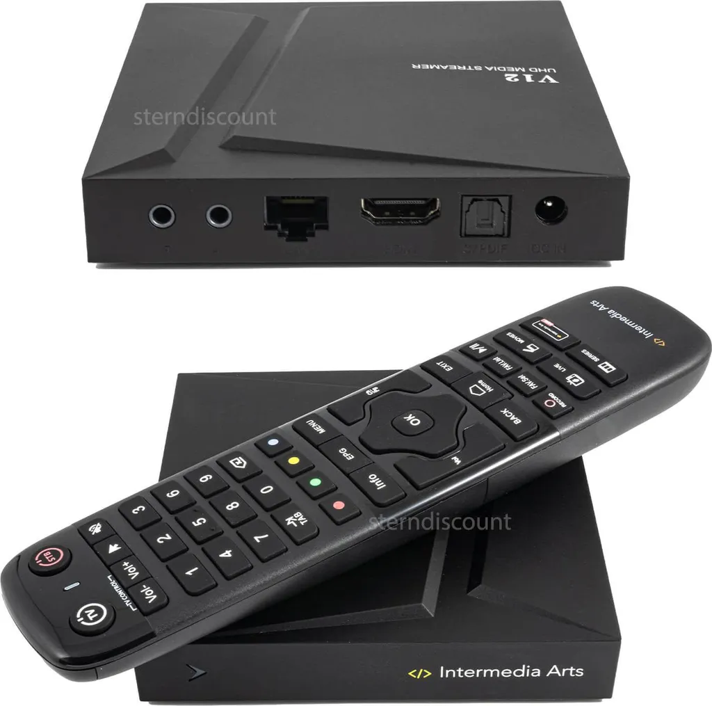 Passerelle Multimédia 4K Android 11 V12 avec Connexion Gigabit LAN - 10