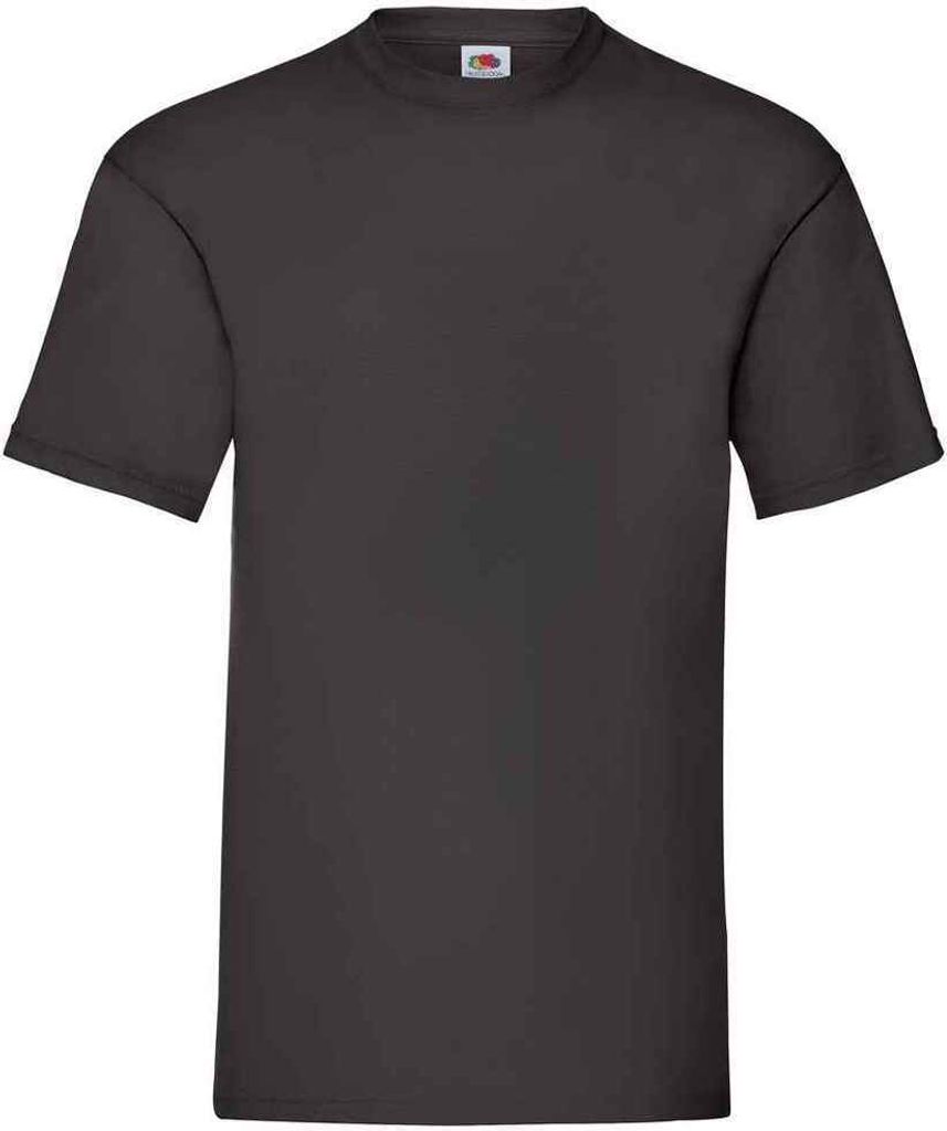 Fruit of the Loom - "Valueweight" T-Shirt für Herren RW9334 (4XL) (Schwarz)