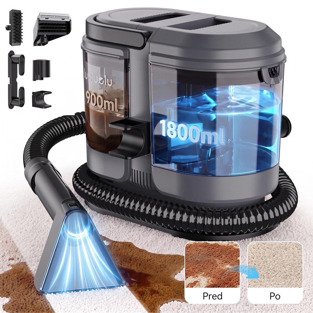 Lubluelu V1 Tepovač čalúnenia a kobercov, umývací vysávač Obrázok produktu 