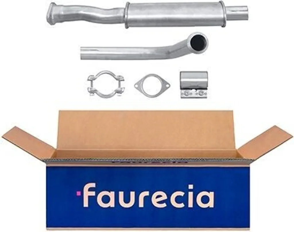 Silencieux intermédiaire d'échappement HELLA pour Clio 1 et 2 - 7700803757