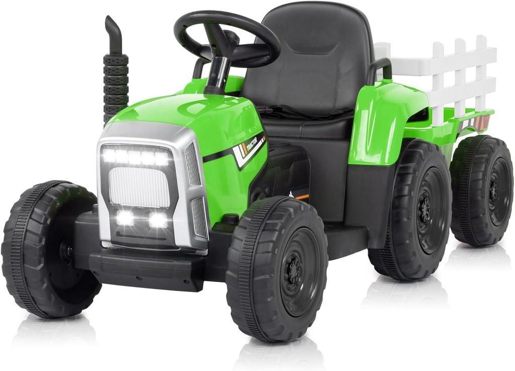 FCH 12V 7Ah Elektrotraktor mit abnehmbarem Anhänger und Produktbild 