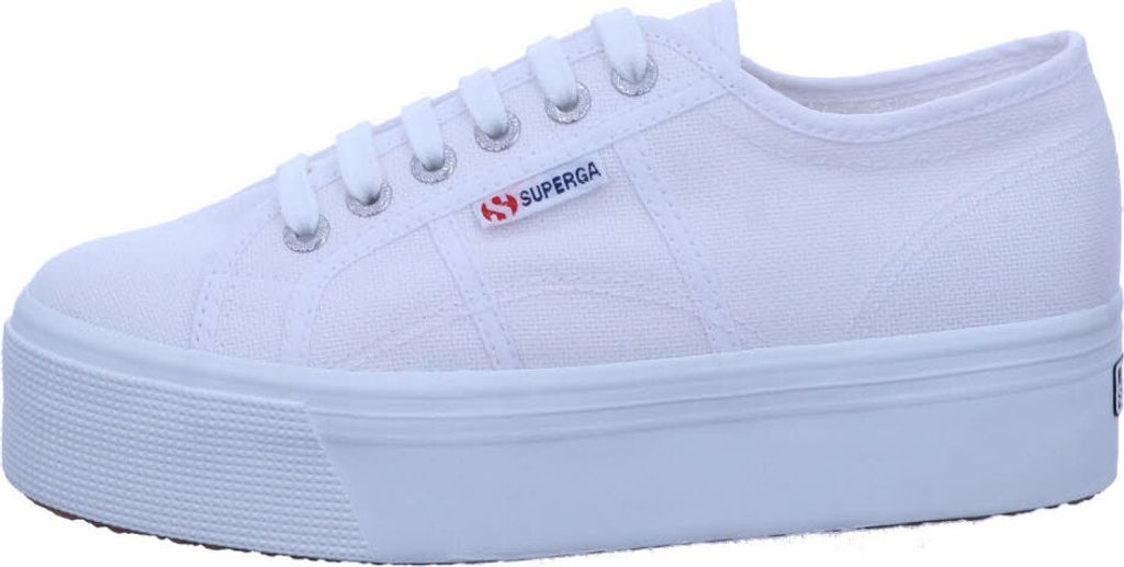 Superga 2790 Cotu Frauen Schnürung Segeltuch Plattform Produktbild 32