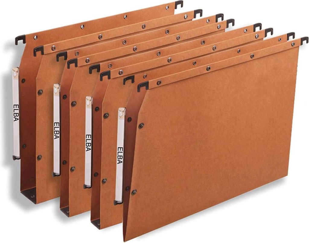 Ultimate 25er-Pack Hangmap AZV DIN A4 Kraftkarton orange - Nachhaltig - Büroorganisation