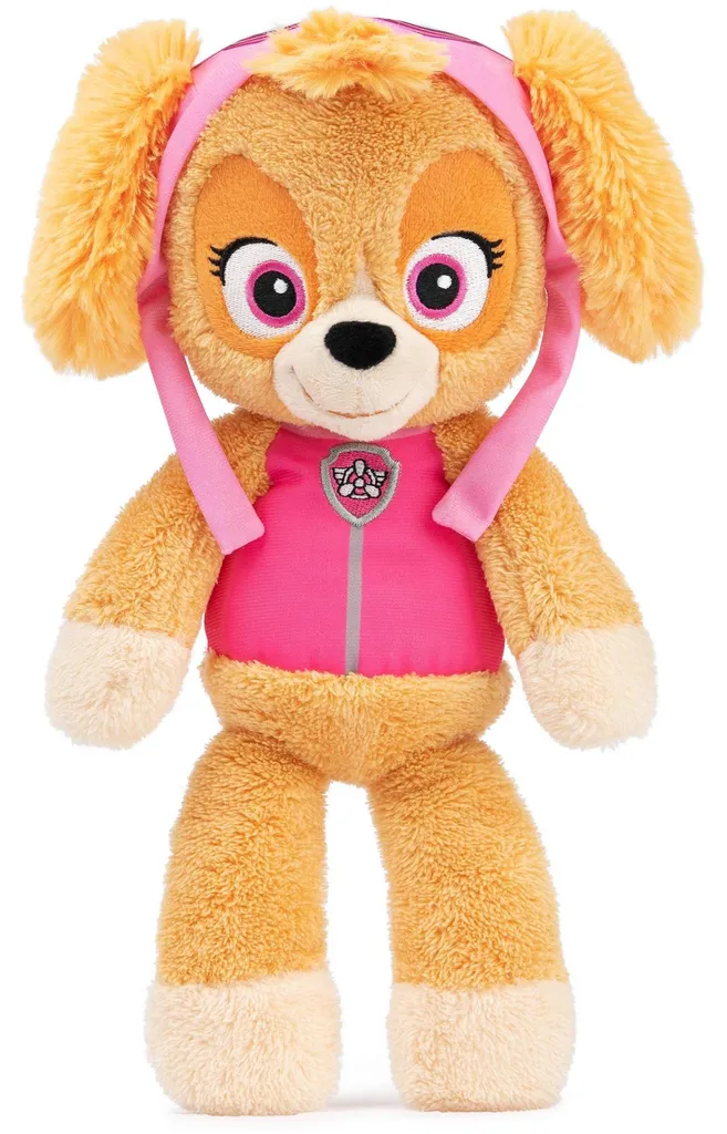 Figurine Skye en Peluche de 33 cm - Détails Brodés et Texture Ultra Douce