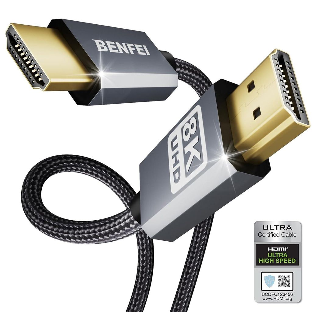 BENFEI Câble HDMI 8K Câble HDMI 1.8m 48Gbps Ultra High Image du produit 