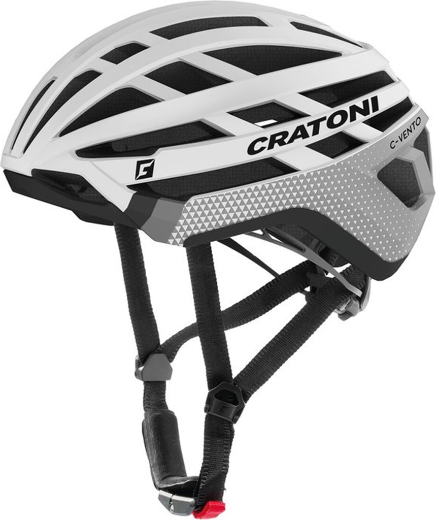 CRATONI Gravel-Helm C-Vento weiß/schwarz matt