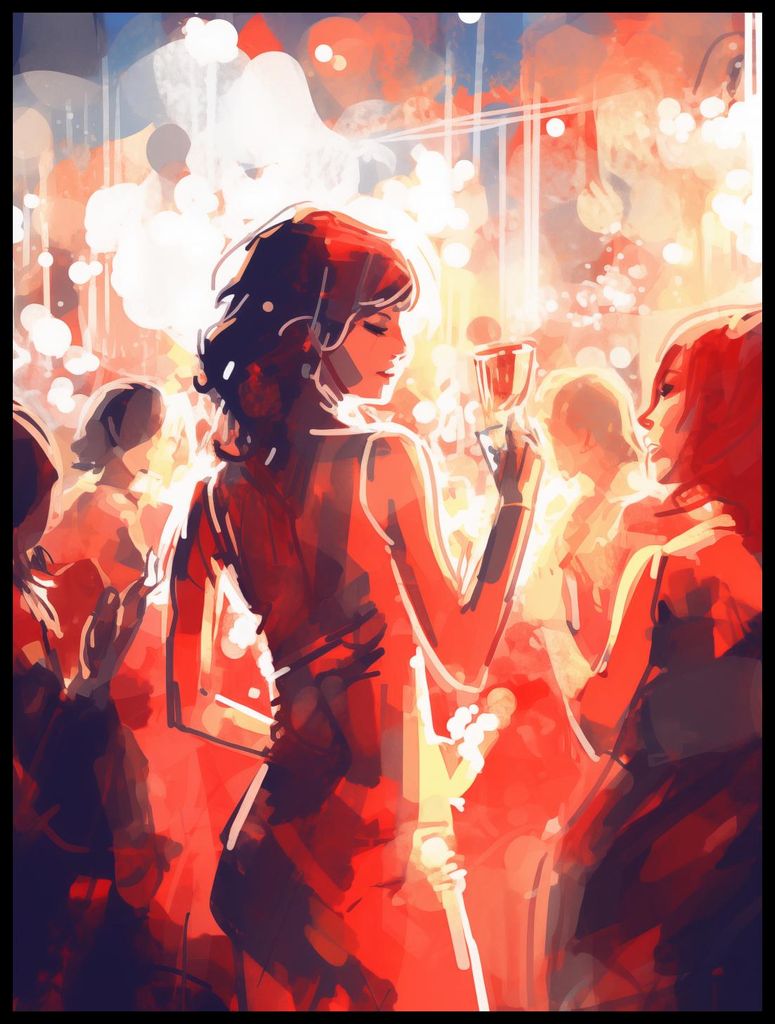 Poster 60x80cm Abendliche Ausfahrt