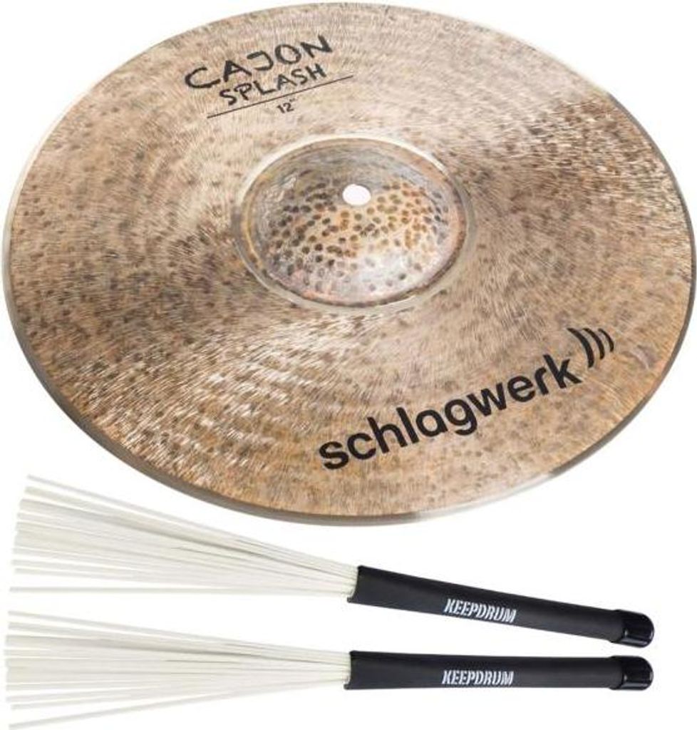 Schlagwerk CS12 Becken 12 mit Brushes