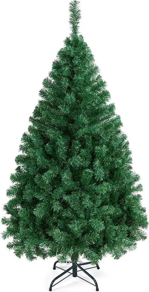 Yaheetech Sapin de Noël Artificiel 154 cm avec Support en Métal Pliable