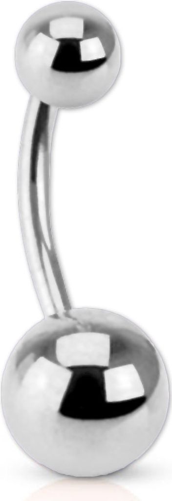 viva-adorno Bauchnabel Piercing Banane Edelstahl in Produktbild 