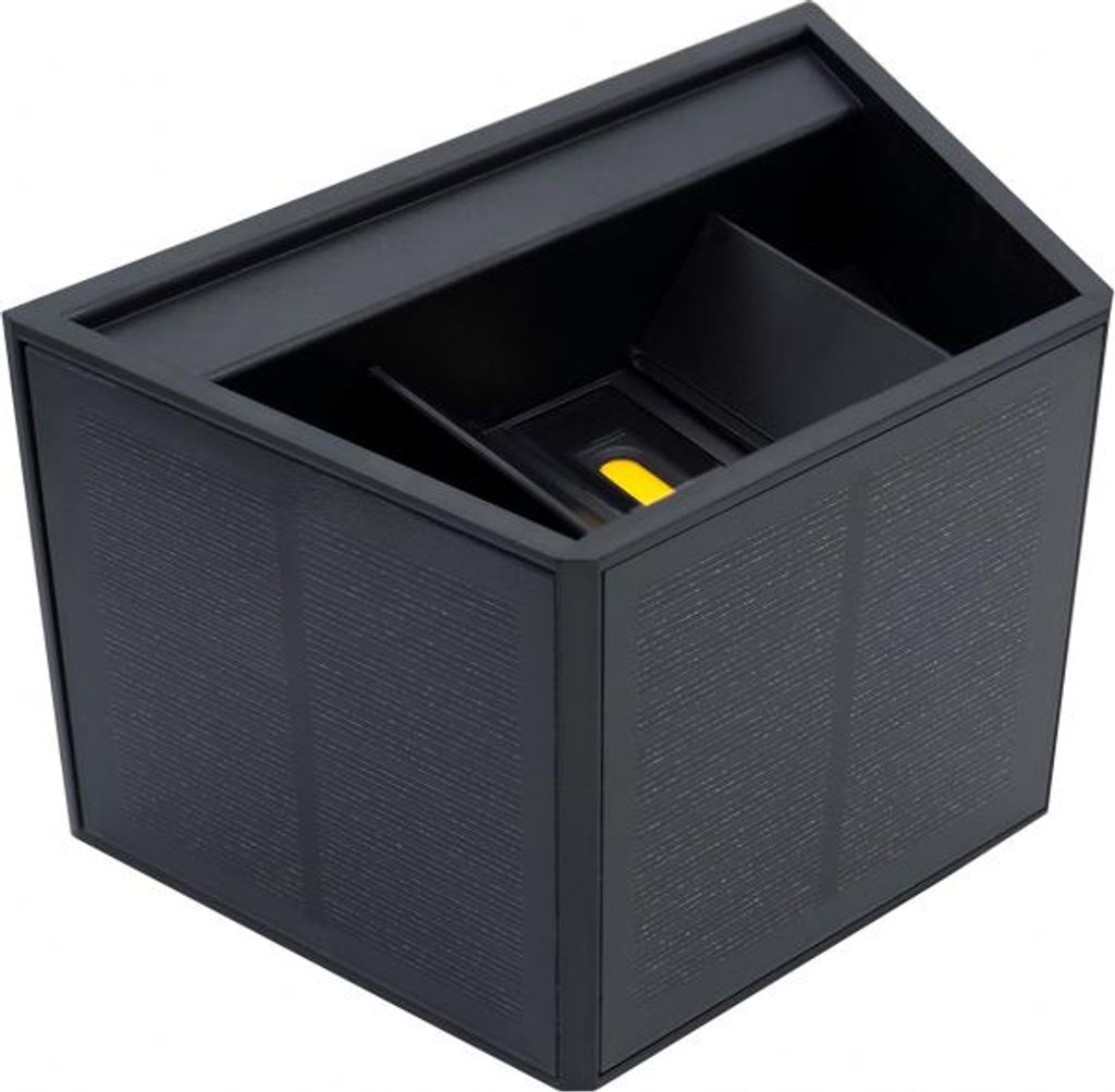 LED Solar Fassadenleuchte Wandleuchte 360 lm, 4000K, 1500mAh, IP54, winkelverstellbar