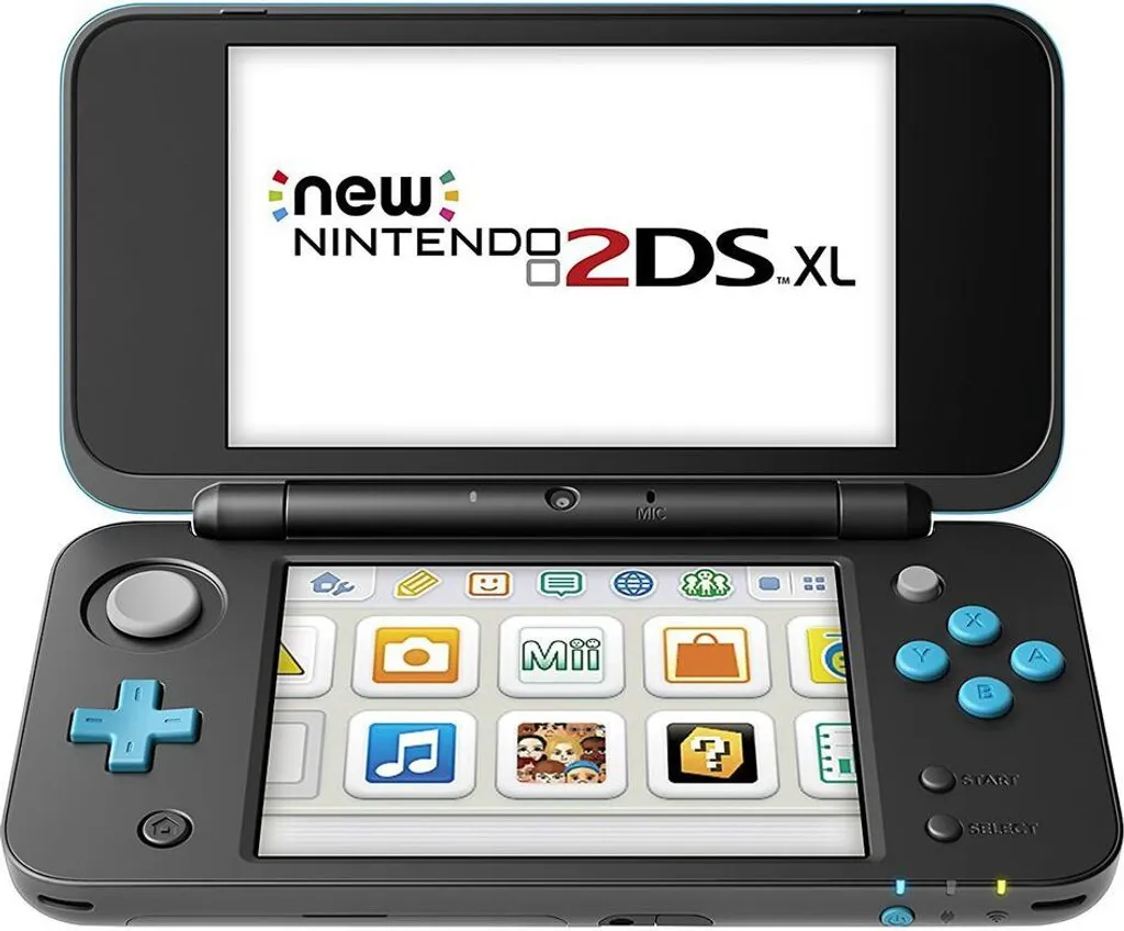 New Nintendo 2DS XL, Farbe Schwarz/Türkis