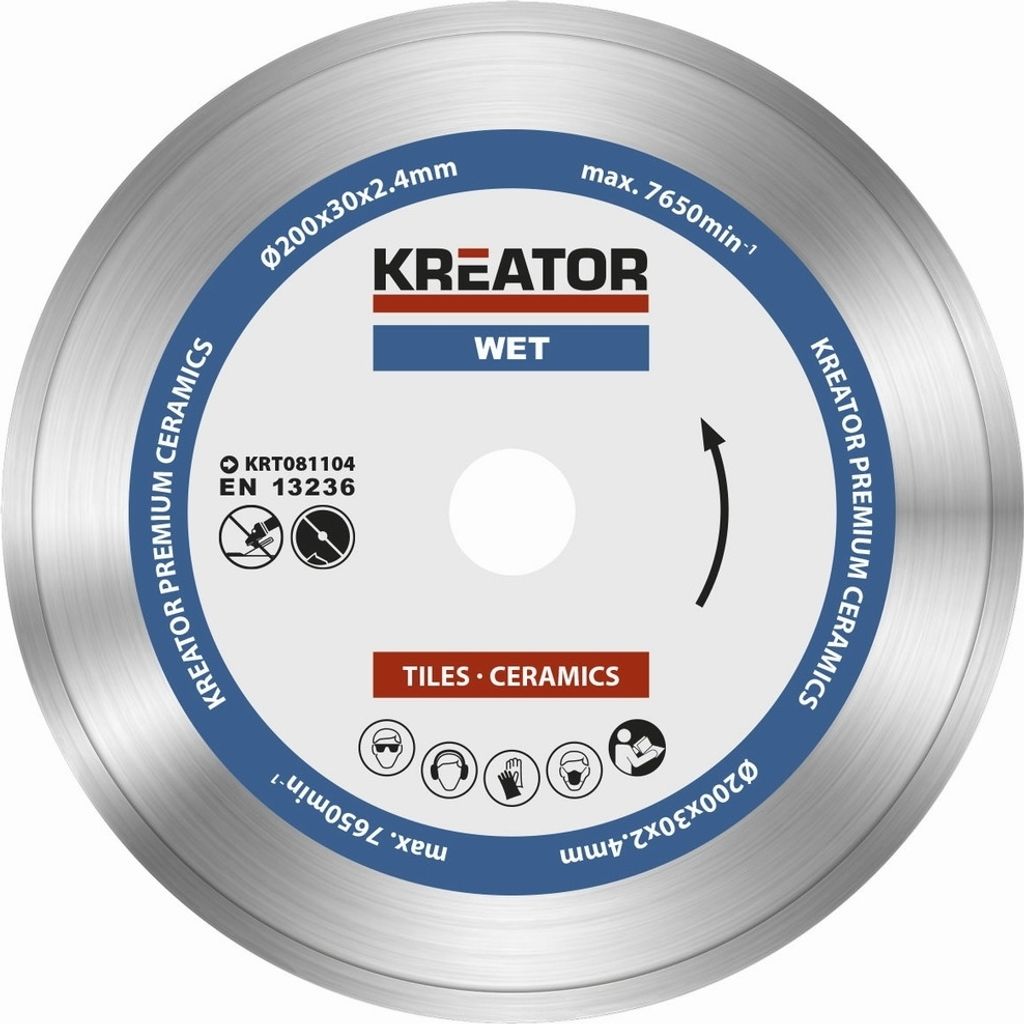 Diamantový řezný kotouč ø 200 x 30 x 2,4 mm pro řezání Obrázek produktu 