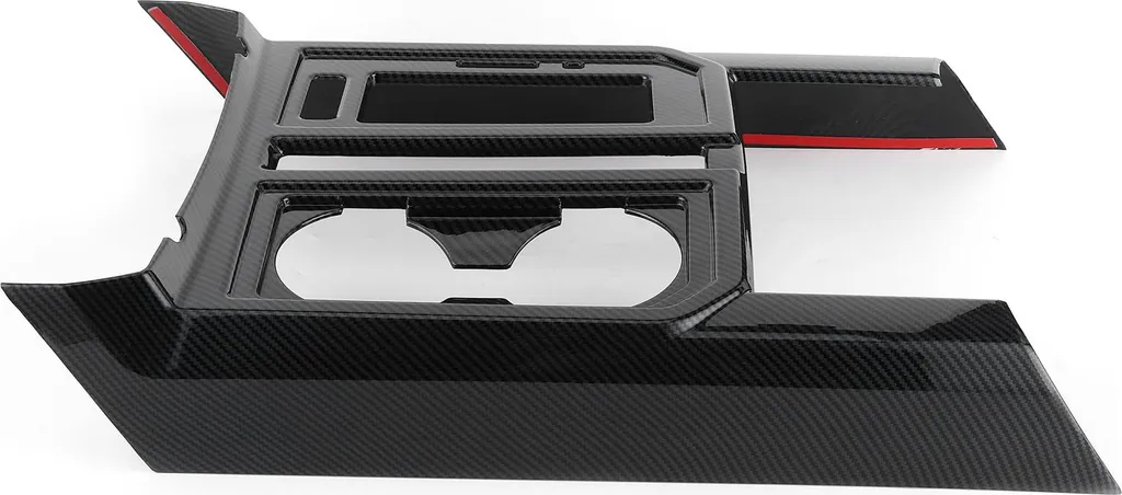Habillage Décoratif de Console Centrale Style Carbone pour Ford F150