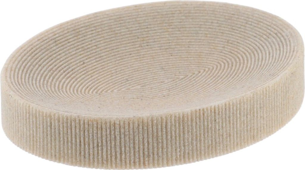 Tendance Seifenschale beige Polyresin 12,5x9,5x2,3 cm Badezimmer Dekoration