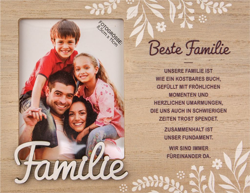 Personalisierter Bilderrahmen für Erwachsene, Kinder, Babys Produktbild 