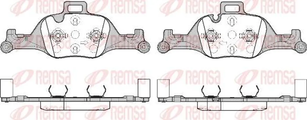 Plaquettes de frein de rechange pour entretien de BMW 5 G30 et 7 G11