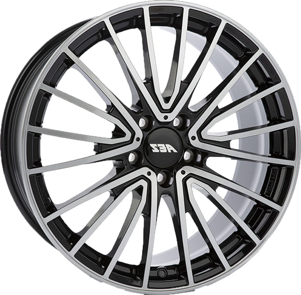 19 Zoll Alufelge AEZ berlin dark 19"x7.5" 5x112 PCD ET53 66.6mm Felge Schwarz