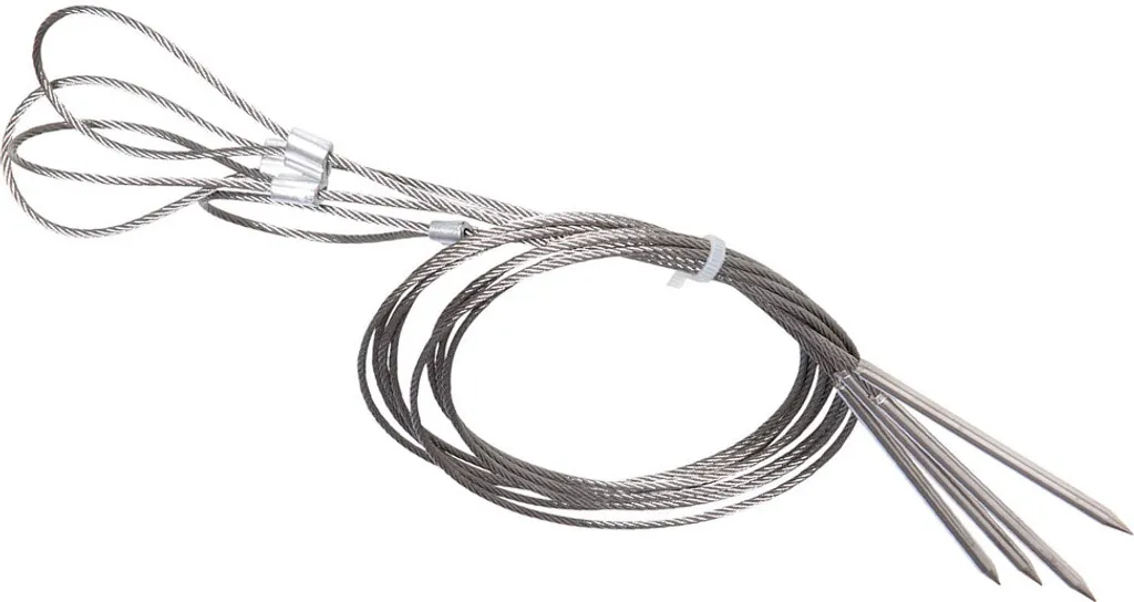 Set de fil à griller souple pour barbecue rond et préparation de marinades