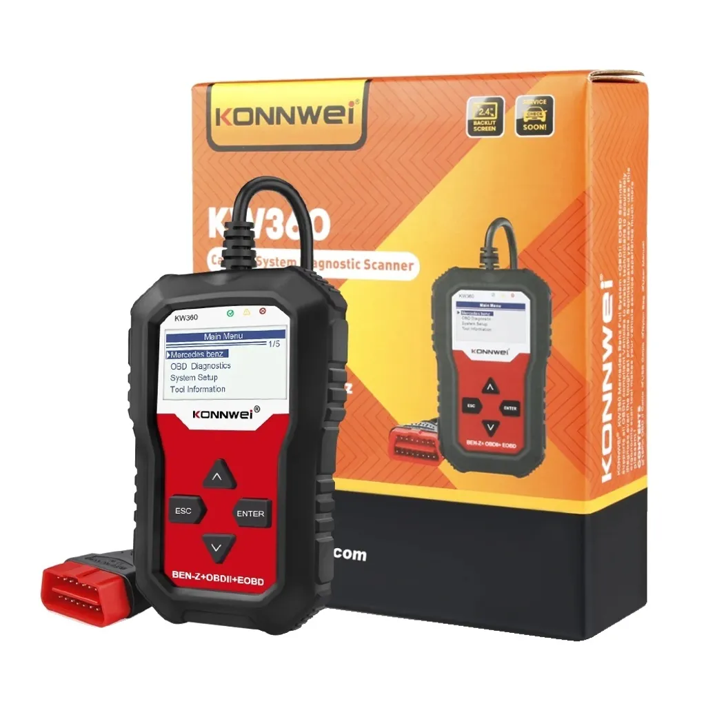 Valise de Diagnostic Automobile Multisystème KONNWEI KW360 Expert