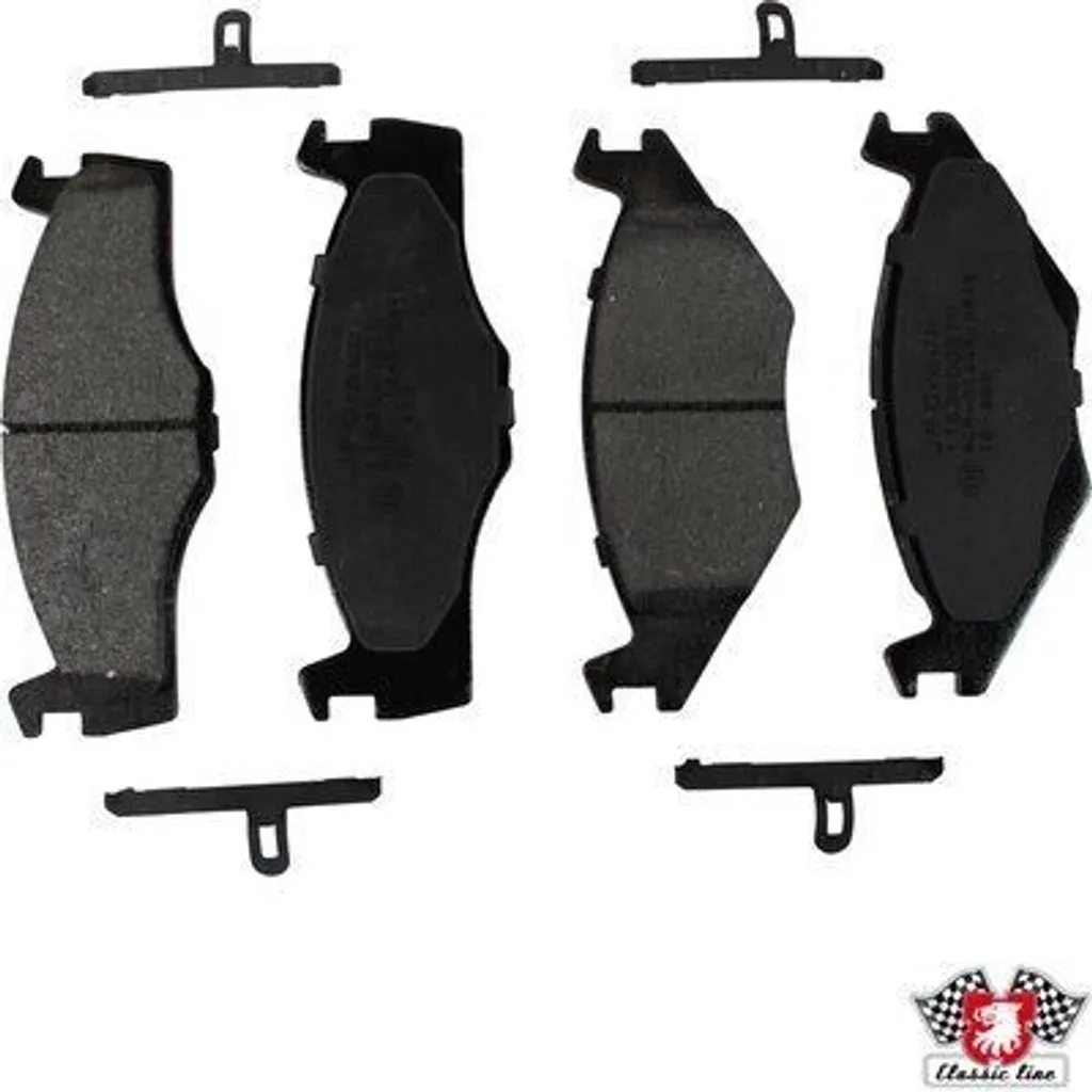 Plaquettes de frein JP GROUP 1163600510 pour VW Polo 86C et Ibiza 6K