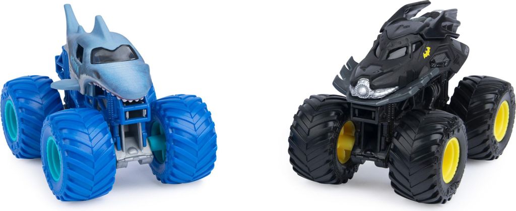 Monster Jam - Batmobil vs. Megalodon Zweier-Pack, Original Produktbild 