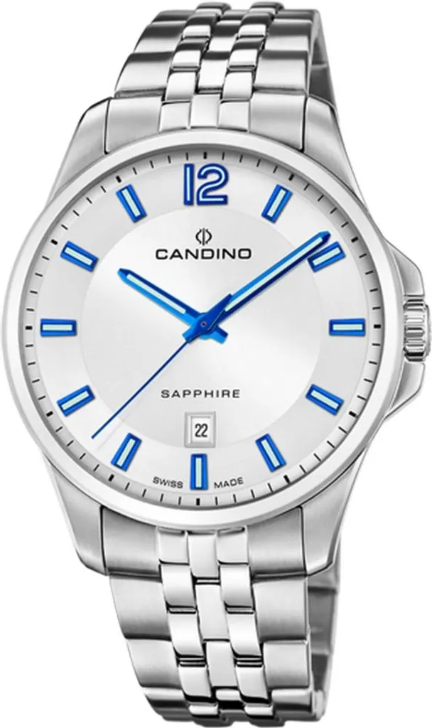 Candino C4764/1 Montre-bracelet Hommes Classique Argentée en Acier