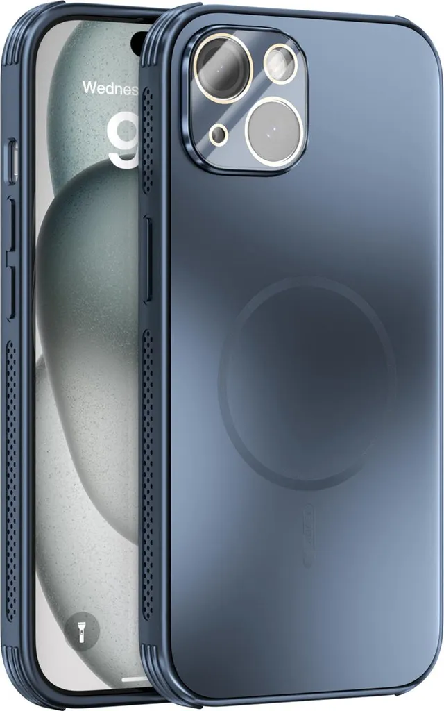 Cover iPhone 14 Gaming Blu: Dissipazione Calore e MagSafe Forte