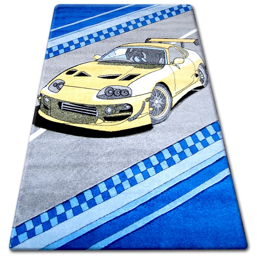 Tapis de jeu enfant pour circuit de voitures et grande chambre