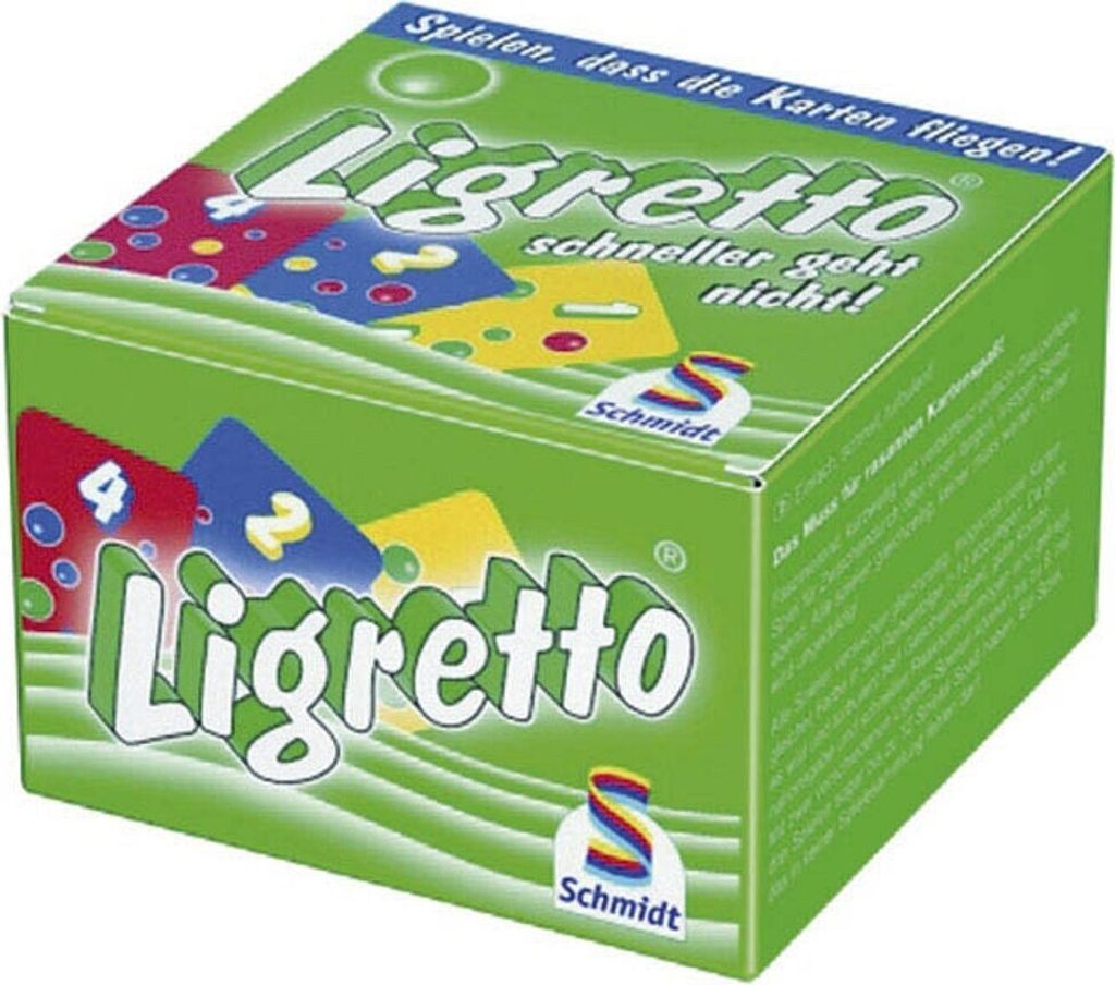 Schmidt Spiele 01201 Ligretto grün, 2 bis 4 Spieler, ab 8 Produktbild 