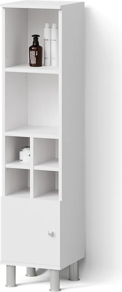 Mobile Colonna Bagno 30x95 Livinity Fucino Bianco - Design Scandinavo