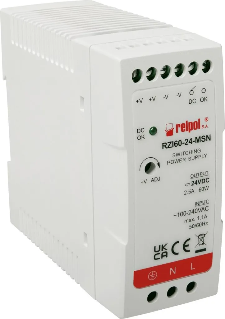 Transformateur 12V DC 54W - Alimentation à découpage modulaire RZI60-12