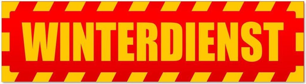Kiwistar - Autoaufkleber - Rot - 30 x 8 cm - Winderdienst gestreift - Hinweis Aufkleber Sticker für Auto, Kfz, Fahrrad, PKW, LKW