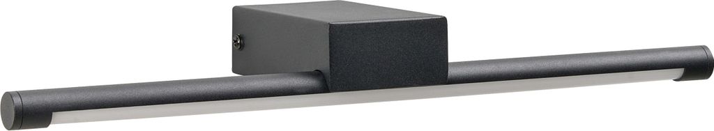 BELIANI LED Spiegel- und Bilderleuchte Schwarz aus Aluminium Metall Moderner Stil Bilderlampe Wohnzimmer Badezimmer Schlafzimmer Flur