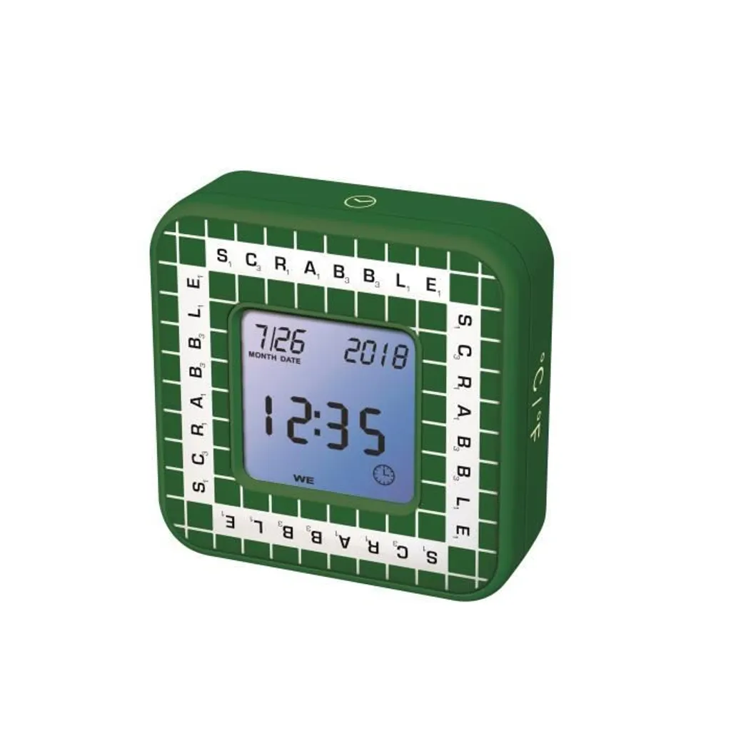 Minuteur Scrabble Lexibook Vert à Écran LCD - Modèle Compact DIV RL300SC