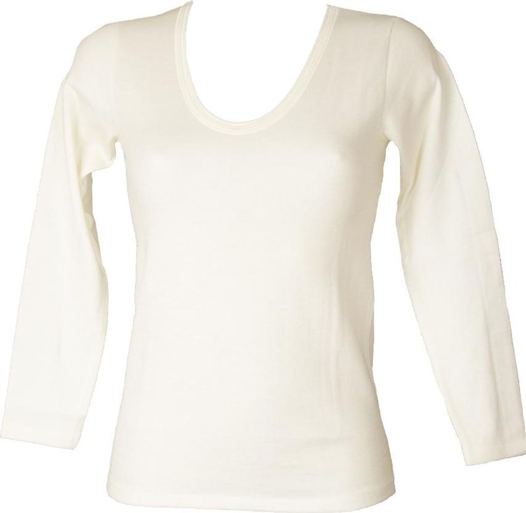 Damenshirt RAGNO Langarm Wolle Baumwolle Artikel 075379, I 2 - F 1 - D 2 - UK 34 - USA P, Lana 85%,Poliammide 15%