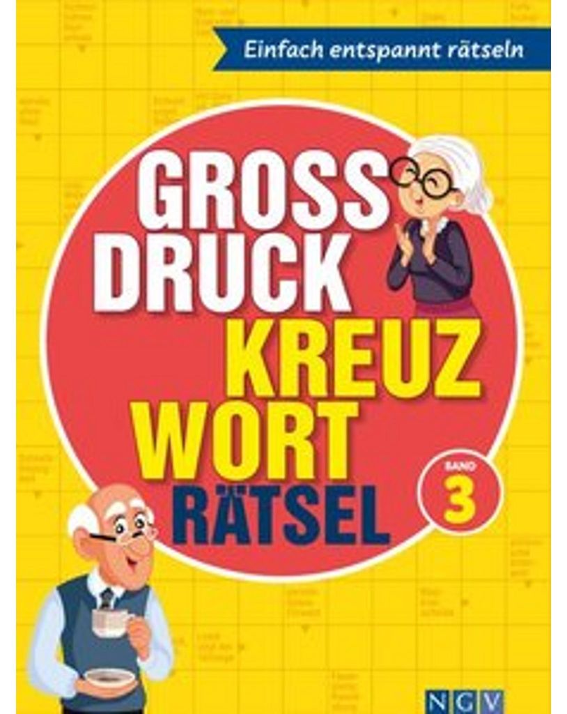 Großdruck Kreuzworträtsel Band 3 -  Rätselbuch für Senioren Image du produit 