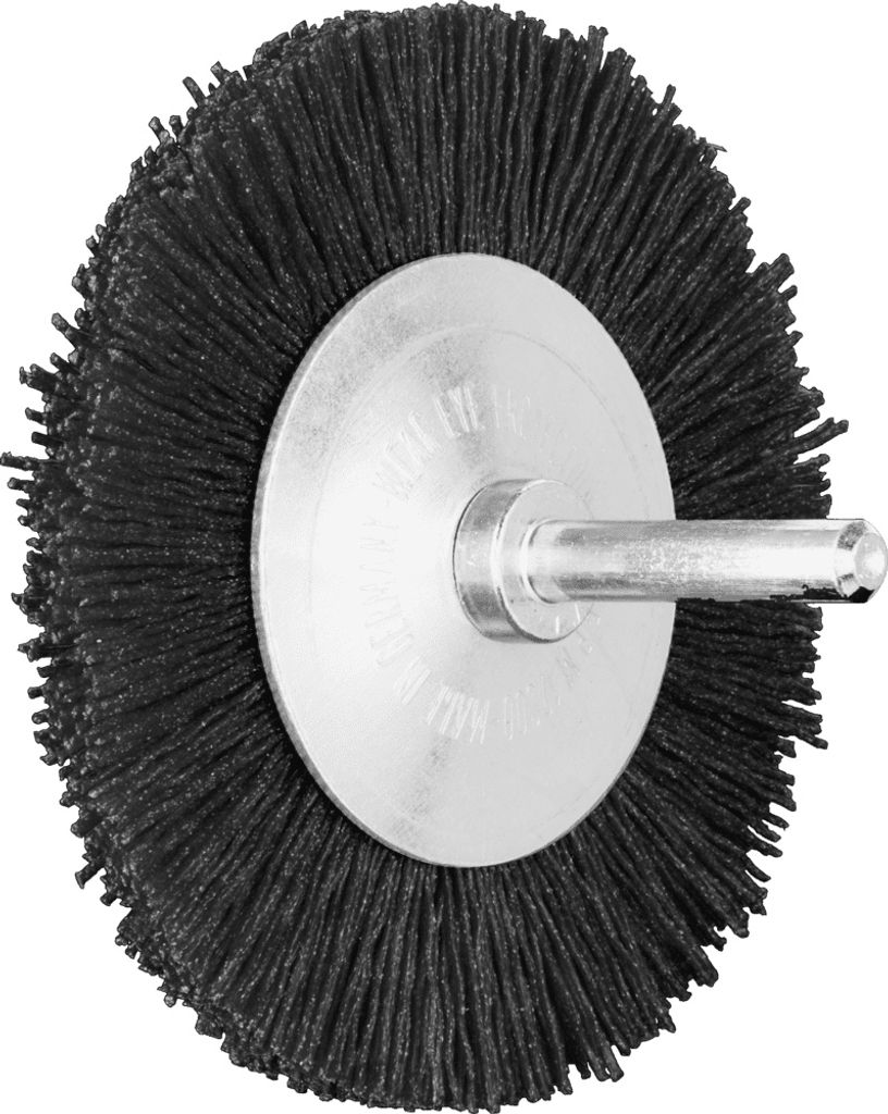PFERD TOOLS Rundbürste ungezopft RBU Ø 80x8 mm Schaft-Ø 6 mm Keramik-Filament-Ø 0,55 mm Korn 120