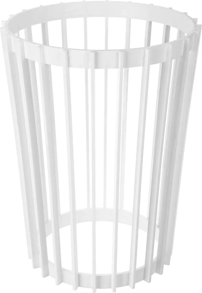 Support de fleurs double face Blanc 40cm - Tablette décorative KADAX - 2
